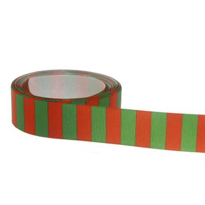 2,5cm x 5metre Grogren Yılbaşı Kurdela Çizgili No: 18