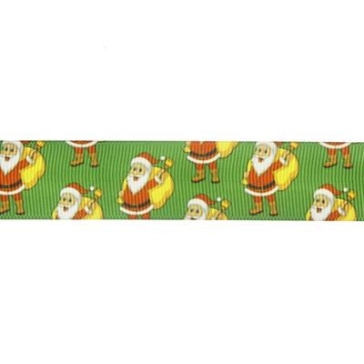 2,5cm x 5metre Grogren Yılbaşı Kurdela Noel Babalı No: 22