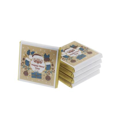 27 Adet Kişiye Özel Çikolata Yılbaşı Noel Babalı