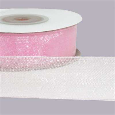 2cm X 22,5metre Düz Organze Kurdela