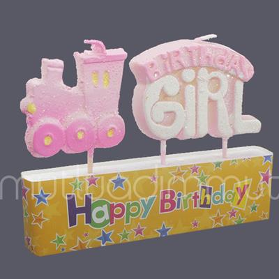2li Doğumgünü Mum Trenli