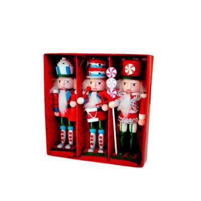 3 Adet 12cm Kurşun Asker Kırmızı Renkler