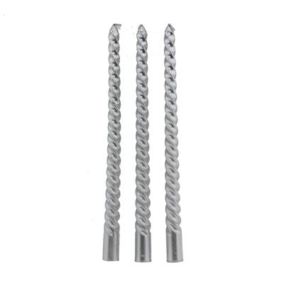 3 Adet 25cm Şamdan Mum Varaklı Spiral