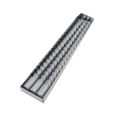 3 Adet 25cm Şamdan Mum Varaklı Spiral