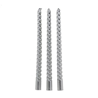 3 Adet 25cm Şamdan Mum Varaklı Spiral