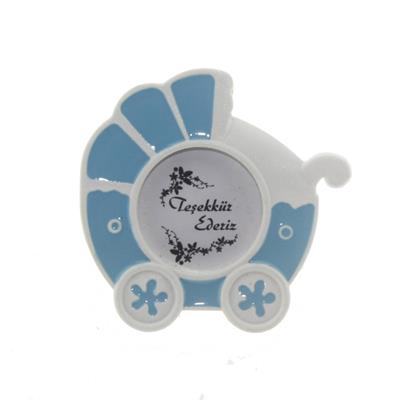 3 Adet 8cm Bebek Arabası Puset Fotoğraf Çerçevesi