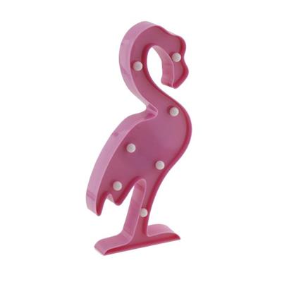 30cm Led Işıklı Plastik Flamingo Gece Lambası