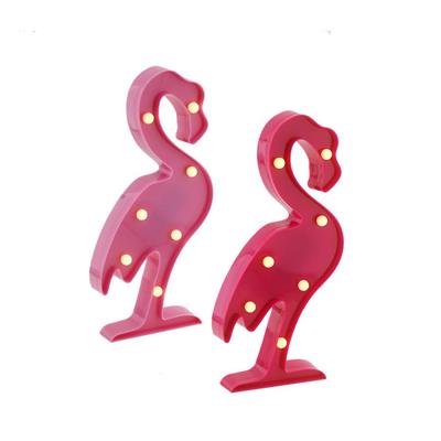 30cm Led Işıklı Plastik Flamingo Gece Lambası