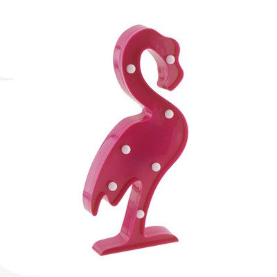 30cm Led Işıklı Plastik Flamingo Gece Lambası