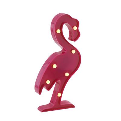 30cm Led Işıklı Plastik Flamingo Gece Lambası