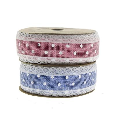 3cm x 10metre Keten Kurdela Kenarı Dantelli Puanllı