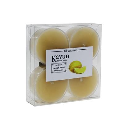 4 Adet Kapsül Mum Kavun Kokulu