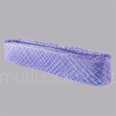 4,5cm X 25metre Simli Baklavalı Gren Esnek Kurdela