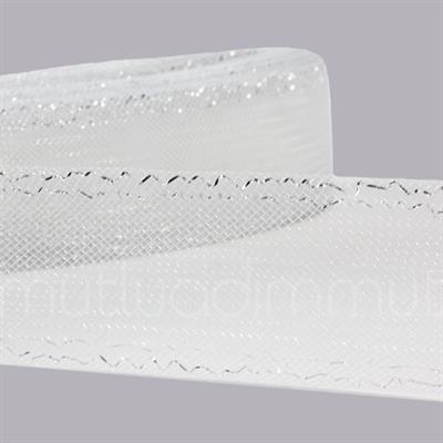 4,5cm X 25metre Simli Gren Esnek Kurdela Gelinlik Abiye