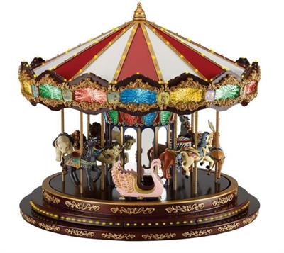 45cm Yılbaşı Dönme Dolap Hareketli Müzikli Işıklı