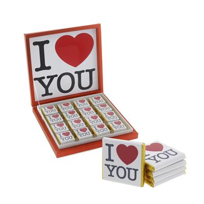 48 Adet  I Love You Seni Seviyorum Madlen Çikolata