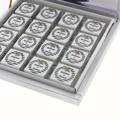 48 Adet İsim Etiketli Söz Nişan Madlen Çikolatası Mod.3