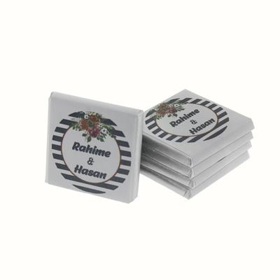 48 Adet İsim Etiketli Söz Nişan Madlen Çikolatası Mod.3