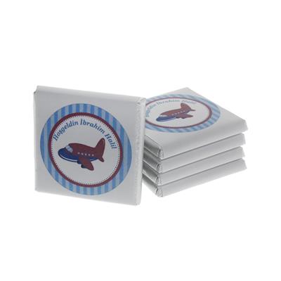 48 Adet  İsim Etiketli Uçaklı Madlen Çikolata