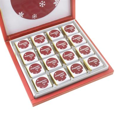 48 Adet İsme Özel Yılbaşı Yeni Yıl Madlen Çikolata Etiketli