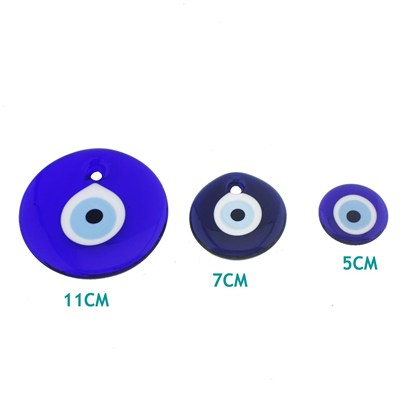 5 Adet 11cm Cam Nazarboncuğu