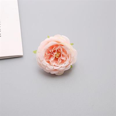 5 Adet 6cm Kumaş Şakayık Gül Kafası