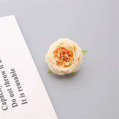 5 Adet 6cm Kumaş Şakayık Gül Kafası