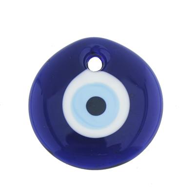 5 Adet 7cm Cam Nazar Boncuğu