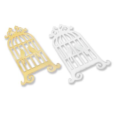 50 Adet 5x11cm Pleksi Ayna Kuş Kafesi