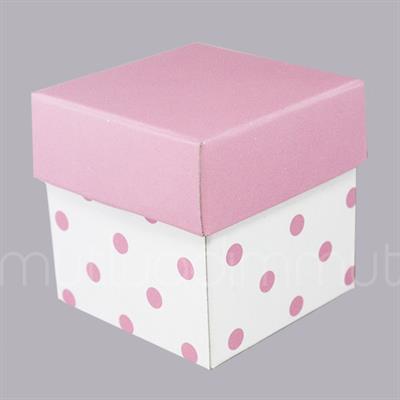 50 Adet 5x5cm Puanlı Demonte Karton Kutu