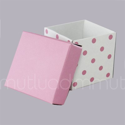 50 Adet 5x5cm Puanlı Demonte Karton Kutu