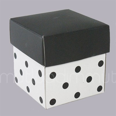 50 Adet 5x5cm Puanlı Demonte Karton Kutu