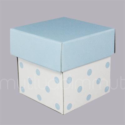 50 Adet 5x5cm Puanlı Demonte Karton Kutu