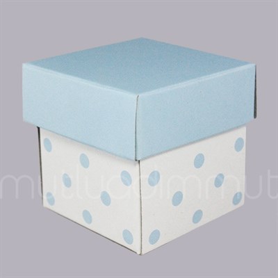 50 Adet 5x5cm Puanlı Demonte Karton Kutu