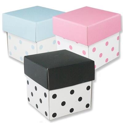 50 Adet 5x5cm Puanlı Demonte Karton Kutu