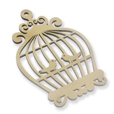 50 Adet 7x10cm Ahşap Kuş Kafesi Süs