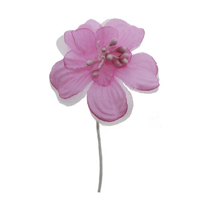 5cm Mini Zambak Kumaş Yapay Çiçek 6lı 12 Demet (72 Adet)