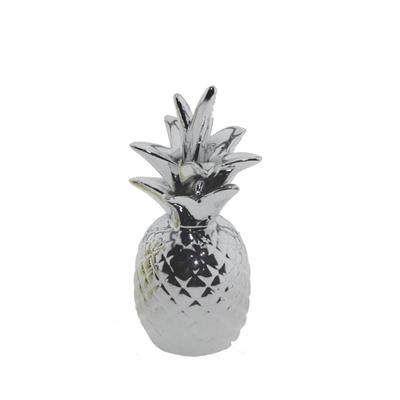 5x11cm Ananas Biblo Metalize Dekorasyon