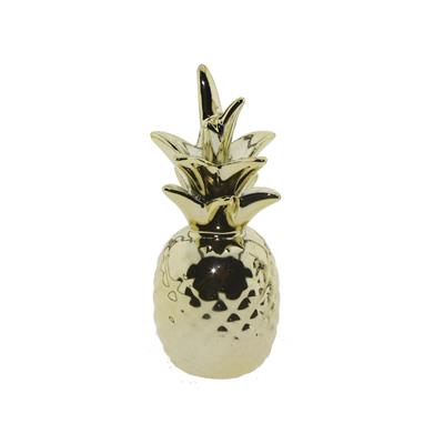 5x11cm Ananas Biblo Metalize Dekorasyon