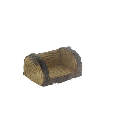 5x3,5cm Kütük Görünüm Koltuk Biblo Terrarium Minyatür