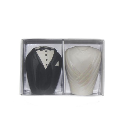 5x6cm Gelin Damat Tuzluk Karabiberlik Porselen