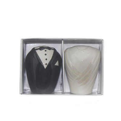 5x6cm Gelin Damat Tuzluk Karabiberlik Porselen