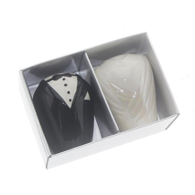 5x6cm Gelin Damat Tuzluk Karabiberlik Porselen