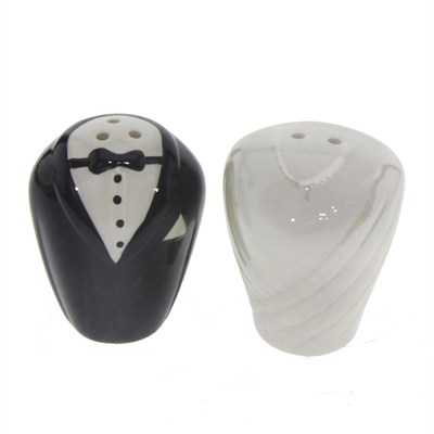 5x6cm Gelin Damat Tuzluk Karabiberlik Porselen