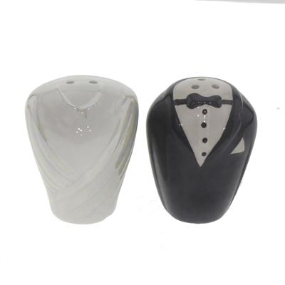 5x6cm Gelin Damat Tuzluk Karabiberlik Porselen