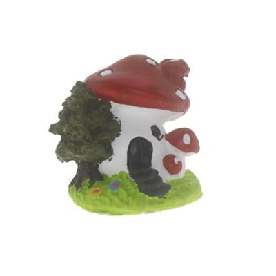 5x6cm Mantar Ev Biblo Terrarium