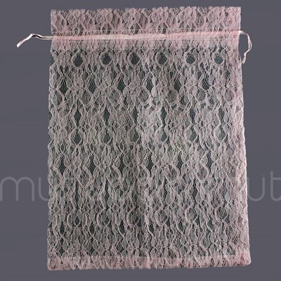 6 Adet 30x40cm Dantel Kese Hediyelik Kese