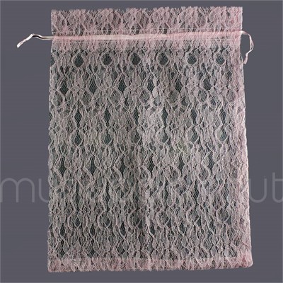 6 Adet 30x40cm Dantel Kese Hediyelik Kese