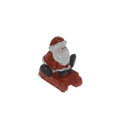 6 Adet 3x3x2cm Noel Baba Biblo Kızakta