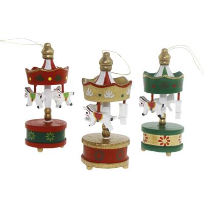 6 Adet 3x7.5cm Minik Atlı Karınca Süs Kırmızı Altın Yeşil